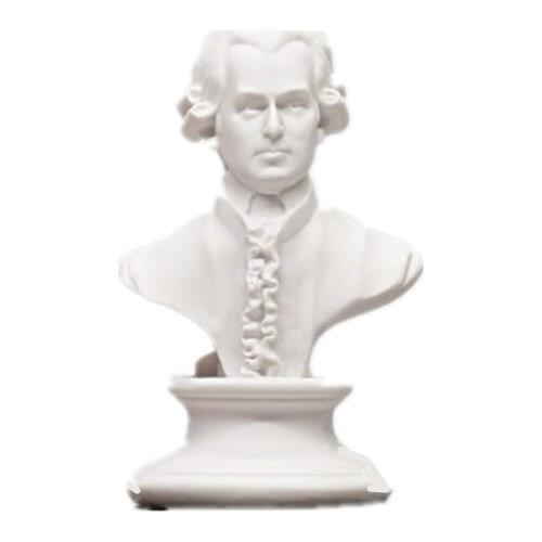 BEETHOVEN CHOPIN MOZART TCHAIKOVSKY SCHUBERT BACH BUST STATUE ART FIGURINE RESIN CRAFTWORK HOME DECORATION 8PCS/SET R405