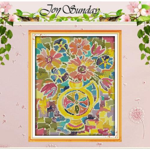 Chrysanthemum Patterns Counted Cross Stitch 11CT 14CT Cross Stitch Set Wholesale flower Cross-stitch Kit Embroidery Needlework