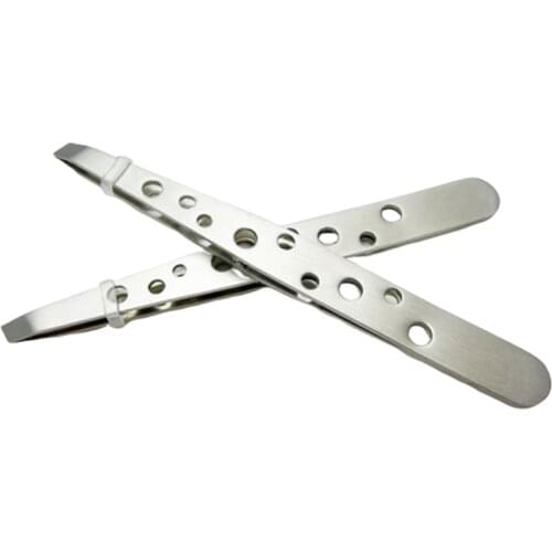 1pcs Stainless Steel Tweezers Eyebrow Tweezers Eyebrow Clip Professional