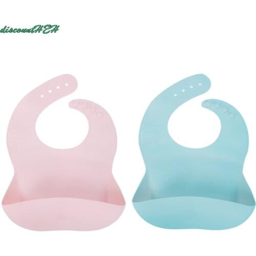 1Pc Silicone Bibs For Kids Newborn Baby Feeding Tableware Waterproff Baby Bibs For Toddler Breakfast Feedings