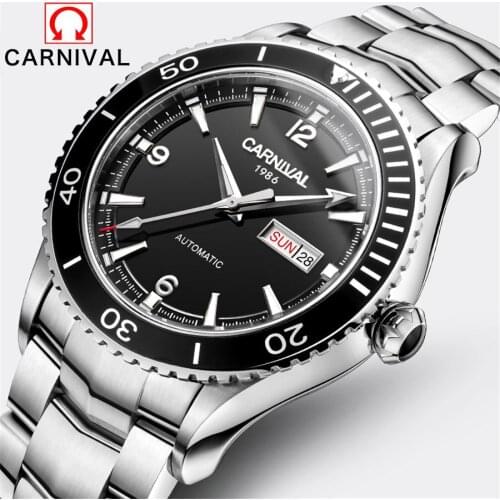 2017 Luxury brand watches business men watch sports diving 50M Watches fashion luminous waterproof Automatic mechanical clock