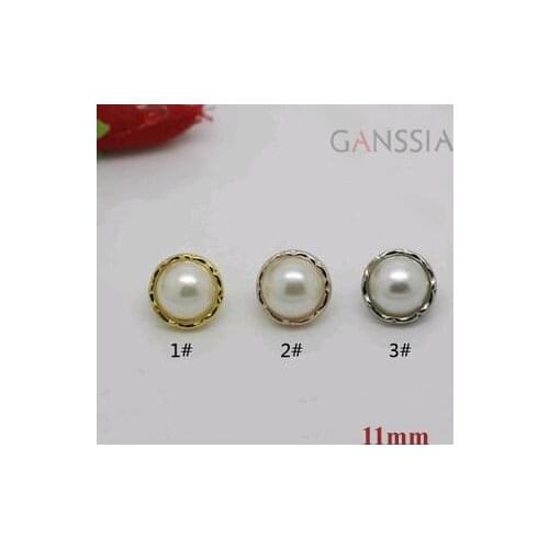 40pcs/lot size: 11mm DIY Shirt pearl buttons,bulk craft buttons, shirt button,Sewing accessories(SS-605)