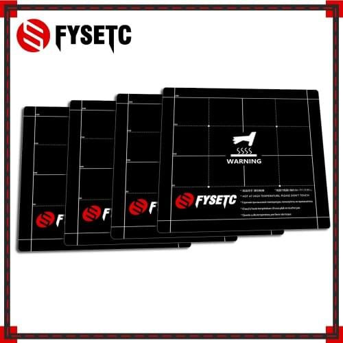 5pcs Heat Hot Bed Sticker 235x235mm Coordinate Printed Surface Build Sheet For Creality ENDER-3 /3s Tevo Flash 3D Printer Parts