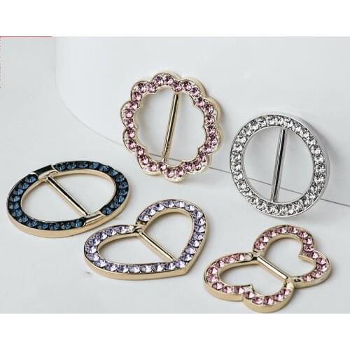 1Pcs Elegant Fashion Scarf T-Shirt Buckle Skirt Knot Buckle WomenS Advanced Decorative Fashion CreativeClothingHem Accessories