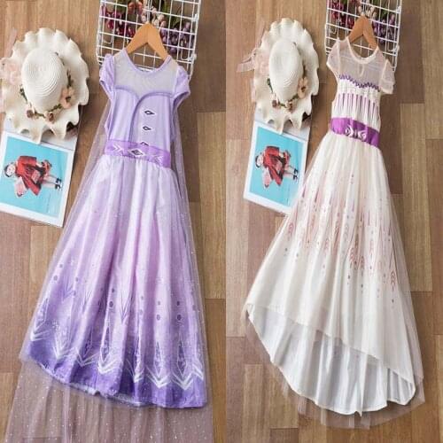 Girls Dress Princess Costume Halloween Carnival Children Dress up Kids Dresses for Girls Clothing Size 4-10 Years