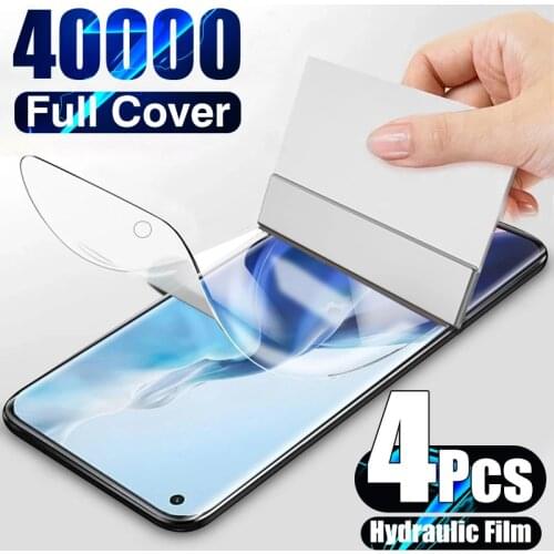4PCS Hydraulic Film For Xiaomi Redmi Note 9 10 9T 9S 8 8T 7 Pro Screen Protector K40 K30 Pro Ultra Not Glass 9A 9T 9C 8 8A 9 5G