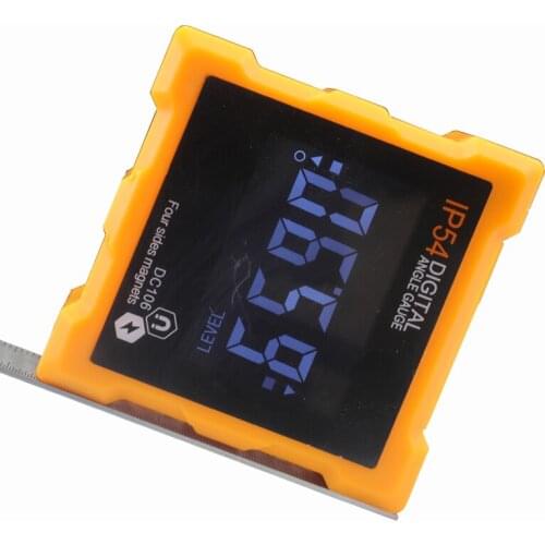 360Degree Digital Inclinometer High Accuracy 0.05 Degree Digital Protractor Horizontal Bevel Box Angle Ruler With Magnet Bace
