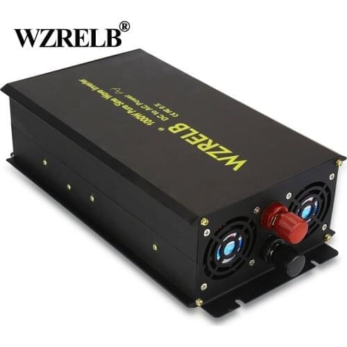 1000W Pure Sine Wave Inverter Solar System 24V 220V Car Power Inverter Generator DC to AC Converter Off Grid 12V/48V to 120/240V
