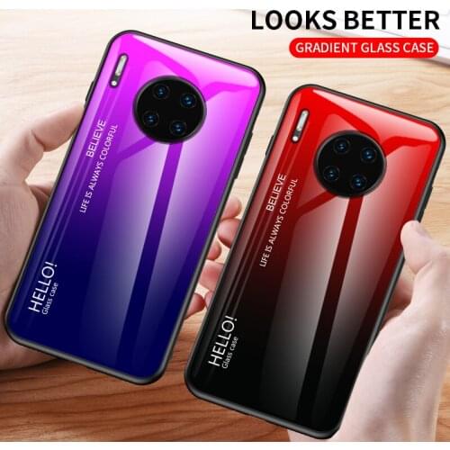 Fashion Stained Glass Phone Case for Huawei Mate 30 Pro Cover Coque for Huawei Mate 20 10 Lite 9 Pro Mate20X Anti-fall Case