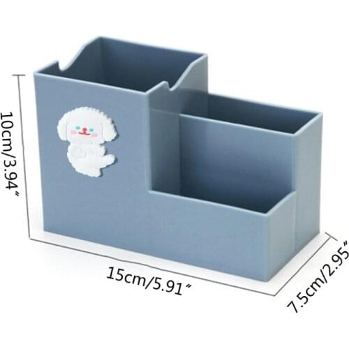 Large Capacity Study Desk Pencil Organizer Holder Makeup Tools Organizer Holder Remote Caddy Holder for Home Desk