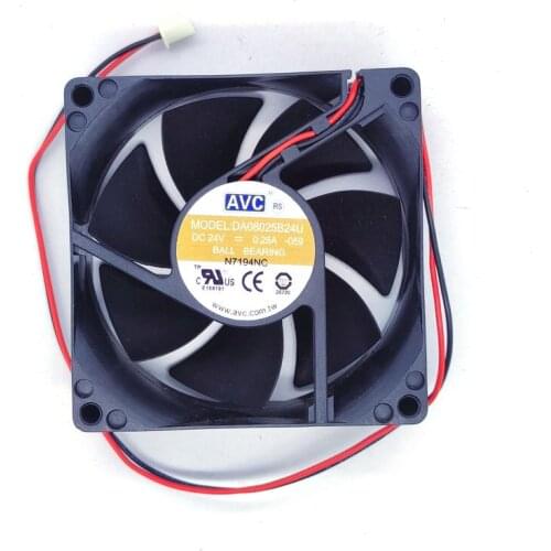 Original for AVC DA08025B24U 8cm 8025 24V 0.26A winds of Inverter cooling fan