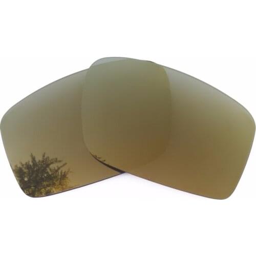 Bronze Gold Mirrored Polarized Replacement Lenses for Twitch Sunglasses Frame 100% UVA & UVB