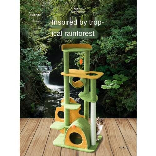 Cat trellis cat nest cat tree integrated villa cat trellis net red large super large cat scratch sky pole multi function toy