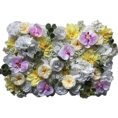 TONGFENG 10pcs/lot Flower runner wedding decoration Artificial silk rose peony 3D flower wall wedding backdrop decoration