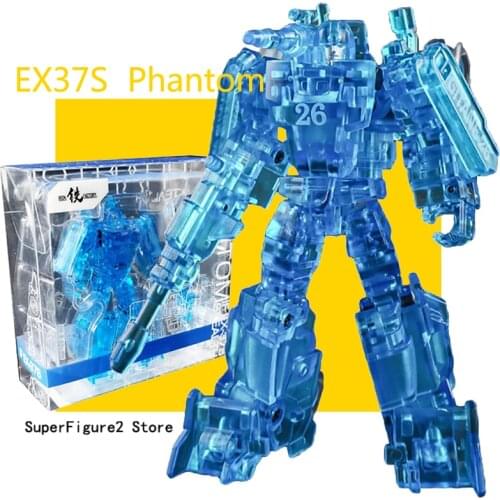 Transformation Action Figure Toy Ironfactory EX-37S IF-EX37S Phantom Stealth Ver. Model ABS Statue Deformation Robot