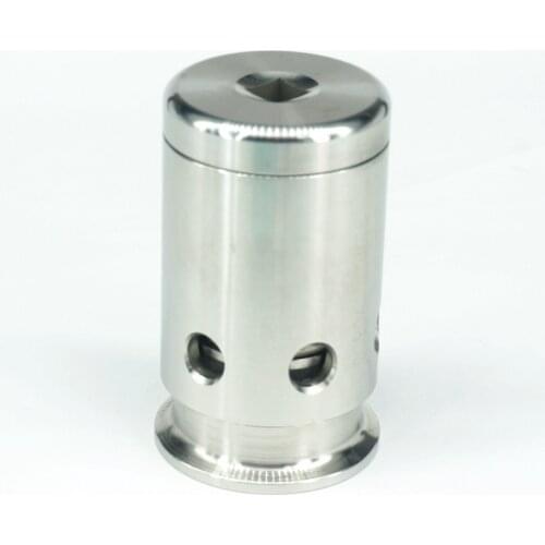 1.5" Tri Clamp Ferrule OD 50.5mm 1 Bar Breaker Vacuum Pressure Relief Safety Valve Spring Sanitary 304 Stainless Steel Beer