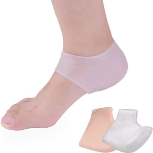 1Pair Feet Care Socks Silicone Moisturizing Gel Heel Socks Foot Skin Care Protectors Anti cracking Heel Protector Pain Relief