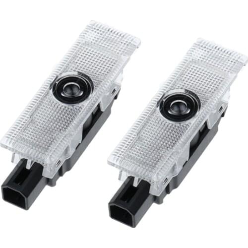 2pcs Car Atmosphere Lights For Maserati Quattroporte Ghibli Levante LED Car Door Welcome Light Laser Projector Warning Lamps