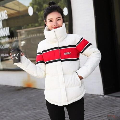 2019 Real Long Winter New Product Cotton Loose Coat Woman Fund Easy Student Lovely Little Chap Thickening Cotton-padded Clothes