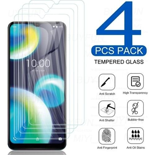 4pcs protective glass on wi ko view4 lite tempered glass for wiko view 4 4lite light full cover screen protector film 2.5d guard