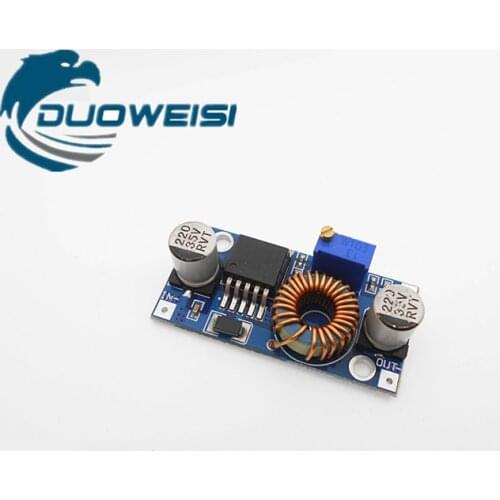 5A DC-DC Step-Down Buck XL4005 Adjustable Power Supply Module DC Step Down Voltage Regulator Board LED Driver 5-32V to 0.8-24V