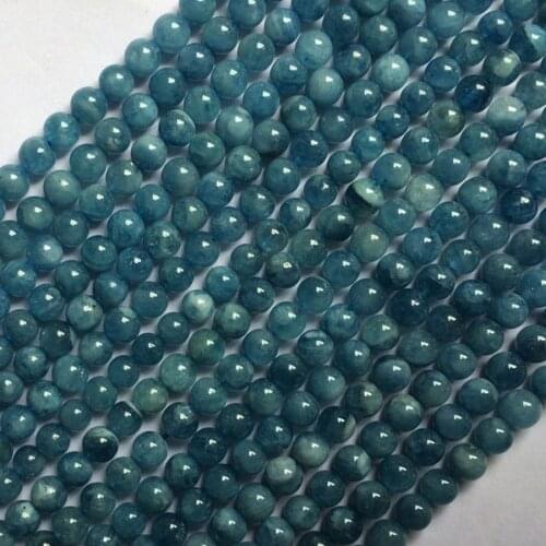 6mm 8mm natural aquamarines stone beads natural stone GEM beads DIY loose beads for jewelry making strand 15" wholesale
