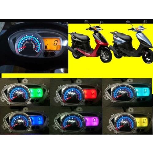 JOG 100CC Digital Motorcycle Odometer For YAMAHA GY6 For Honda Tachometer Gauge Scooter Speedometer 6 Color Motorbike Instrument
