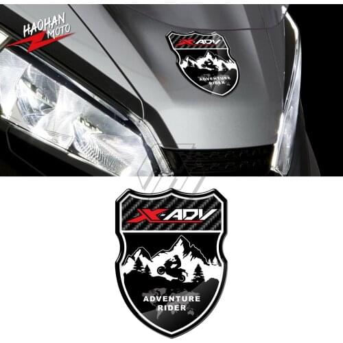 For HONDA X-ADV XADV 150 250 300 750 Adventure Rider Decals 3D Motorcycle Shield Sticker