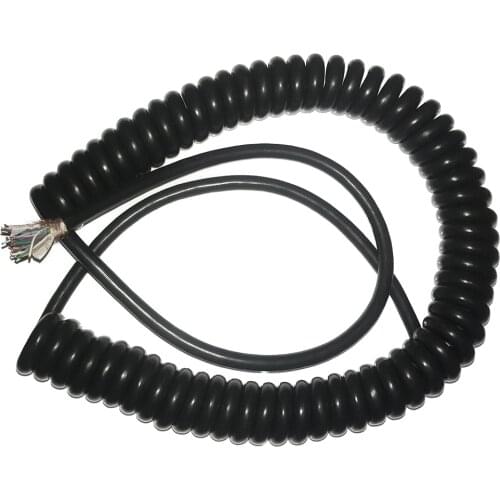 Electronic Handwheel cable spring wire 20 core spiral CNC electronic machine tool CNC MPG Extensible Wire undraw 1m 3m 4m 6m