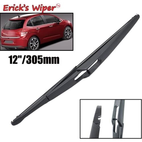 Ericks Wiper 12" Rear Wiper Blade For Citroen C3 MK2 2009 - 2014 2015 2016 Windshield Windscreen Rear Window