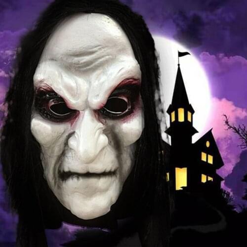 Tricky Toys Horror Zombie Mask Rubber Toys Halloween Decoration Props Costume Party Full Head Mask Cosplay Props BJStore