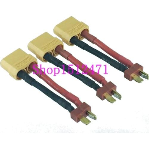 XT90 female To T-Plug (Deans style) male Battery Charger Cable 12AWG 5CM