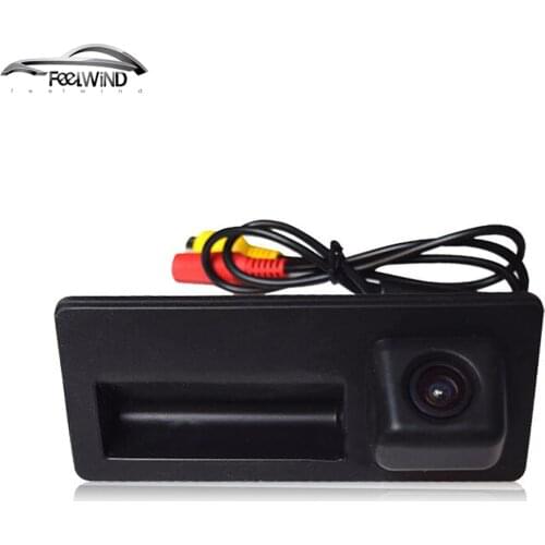 Car Trunk Handle Camera Rear View HD Camera for Audi A4 S5 Q3 Q5 for VW Passat Tiguan Passat Touran Touareg
