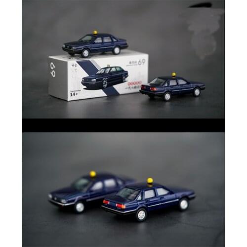 1/64 alloy model car toy for Santana Shanghai Taxi No. 69