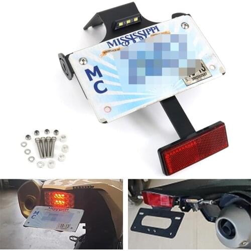 Fit For Kawasaki NINJA H2 H2R 2015-2021 Motorcycle Rear Tail Tidy Fender Eliminator Registration License Plate Holder Bracket