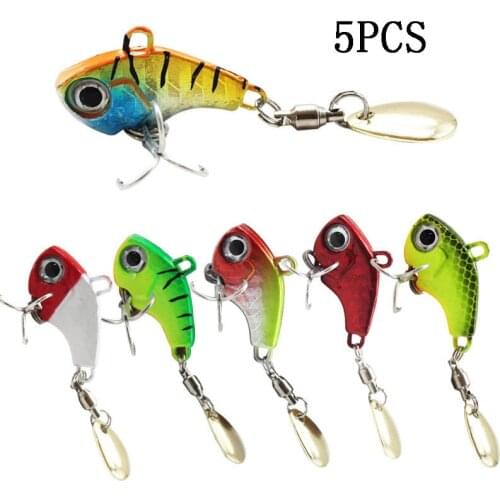5pc/Lot Metal Vib Blade Lures Sinking Vibration Baits 7g 10g 14g 20g Artificial Vibe For Bass Pike Perch Fishing Lure Hard Baits