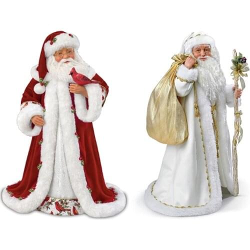 Christmas Santa Claus Window Glass Stickers Classic Xmas PVC Wall Clings Decals Festival Holiday Party Showcase Decor