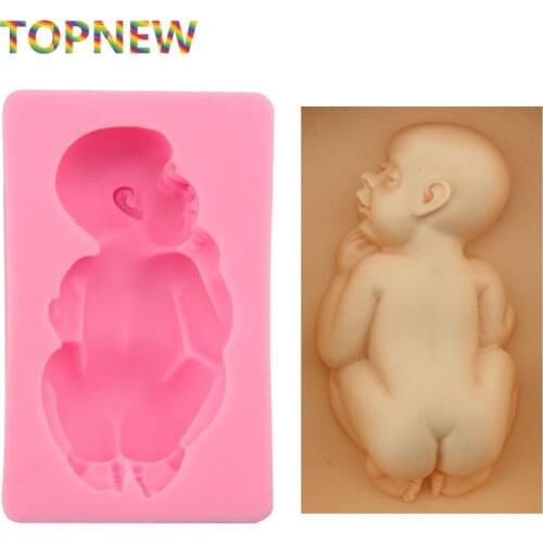 Lovely baby shape silicone soap mold,Fondant Cake Decorating styling Tools, bakeware,cooking tools kitchen accessories 2289
