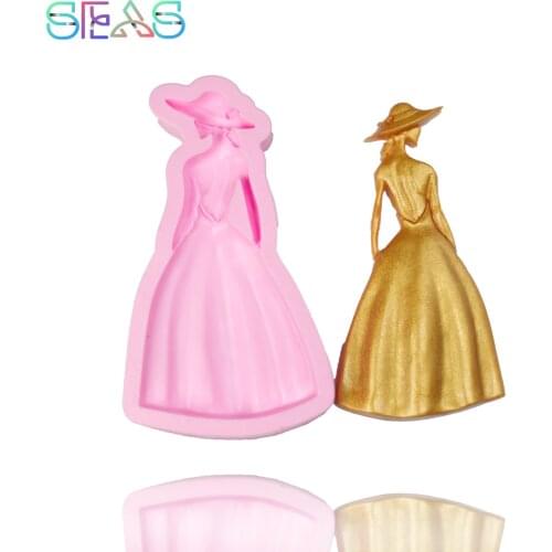 Beautiful Girl Silicone Molds Cake Mold Decorating Tools Chocolate Resin Molds Pastry Tools Accessories Baking Molds