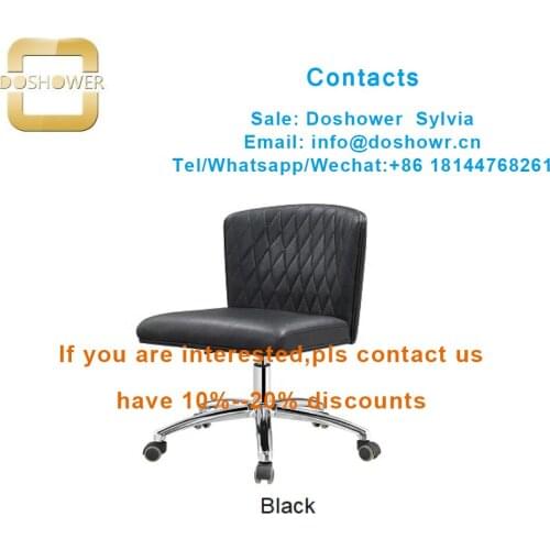 Nail salon chair with pedicure chair stool for customer manicure chair