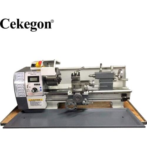 VEVOR 550W Mini Metal Lathe Working Wood Tool Machine Variable Speed Milling Digital Display