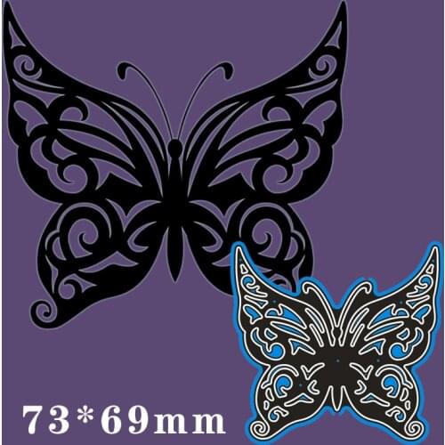 73*69mm Hollow Butterfly Cutting Metal Dies for 2020 New Stencils DIY Scrapbooking Paper Cards Craft Making New Craft Decoration