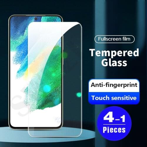 1-4Pcs 9H tempered glass for Samsung Galaxy s20 s21 FE S10 lite S10E s7 phone screen protector glass smartphone protective Film