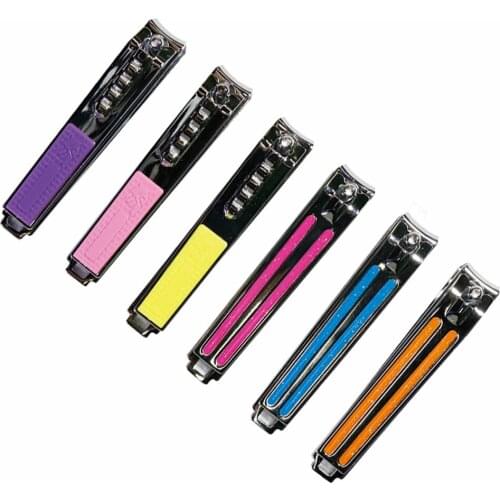 1 Pcs Nail Clippers 6 Colors Stainless Steel Nail Clipper Cutter Nail Trimmer Manicure Scissors Cutter Tools Nail Clipper PR#79