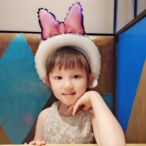 10 pieces/set Children headband balloon Childrens day Birthday holiday party children balloons Boy girl Cartoon Headband E0893