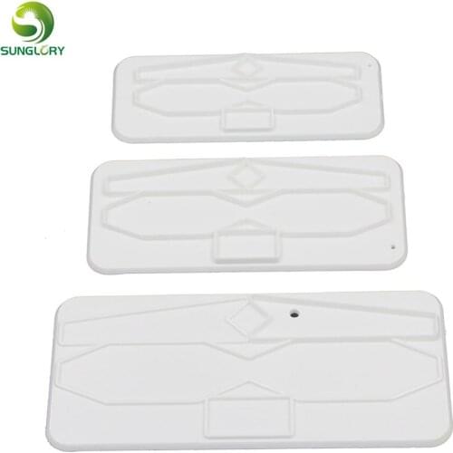 3PCS/SET Plastic Fondant Large Bows Mold For Cake Decoration Bowknot Plunger Cookie Cutter DIY Bowknot Ties Mold Baking Tools