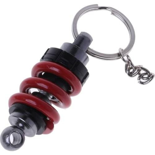 Car Motorcycle Keychain Motor Modified Shock Absorber Key Ring Car Decoration Dropshipping