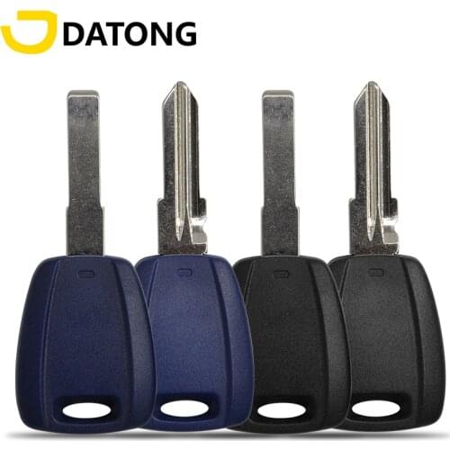 Datong World Car Key Shell Case For Fiat 500 Ducato Bravo Punto Replacement Transponder Chip Key Housing Cover SIP22 GT15R Blade