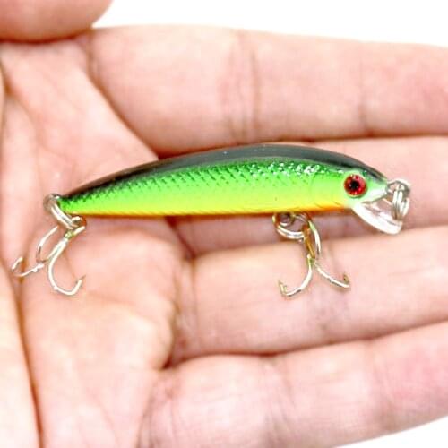 HENGJIA 5.5CM 3.6GMinnow fishing lure isca artificial 3d eyes Super Price fishing tackle fishing wobbler hard bait