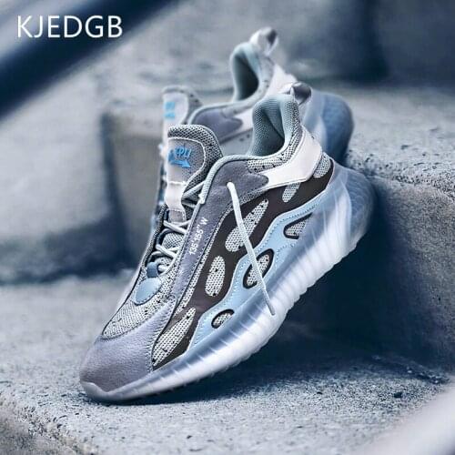 KJEDGB Sneakers Mens Shoes Casual High-quality Reflective Sports Shoes Outdoor Trend Fashion Brand Shoes Size 45